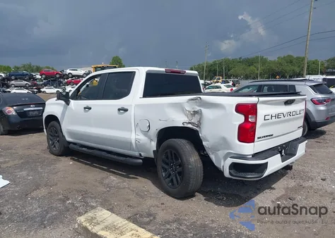 2024 Chevrolet Silverado 1500 2Wd Short Bed Custom z USA, uszkodzony, nr VIN 1GCPABEK8RZ115987